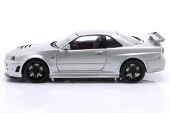 Nissan Skyline GT-R (BNR34) Z-Tune Baujahr 1999 silber 1:18 Solido