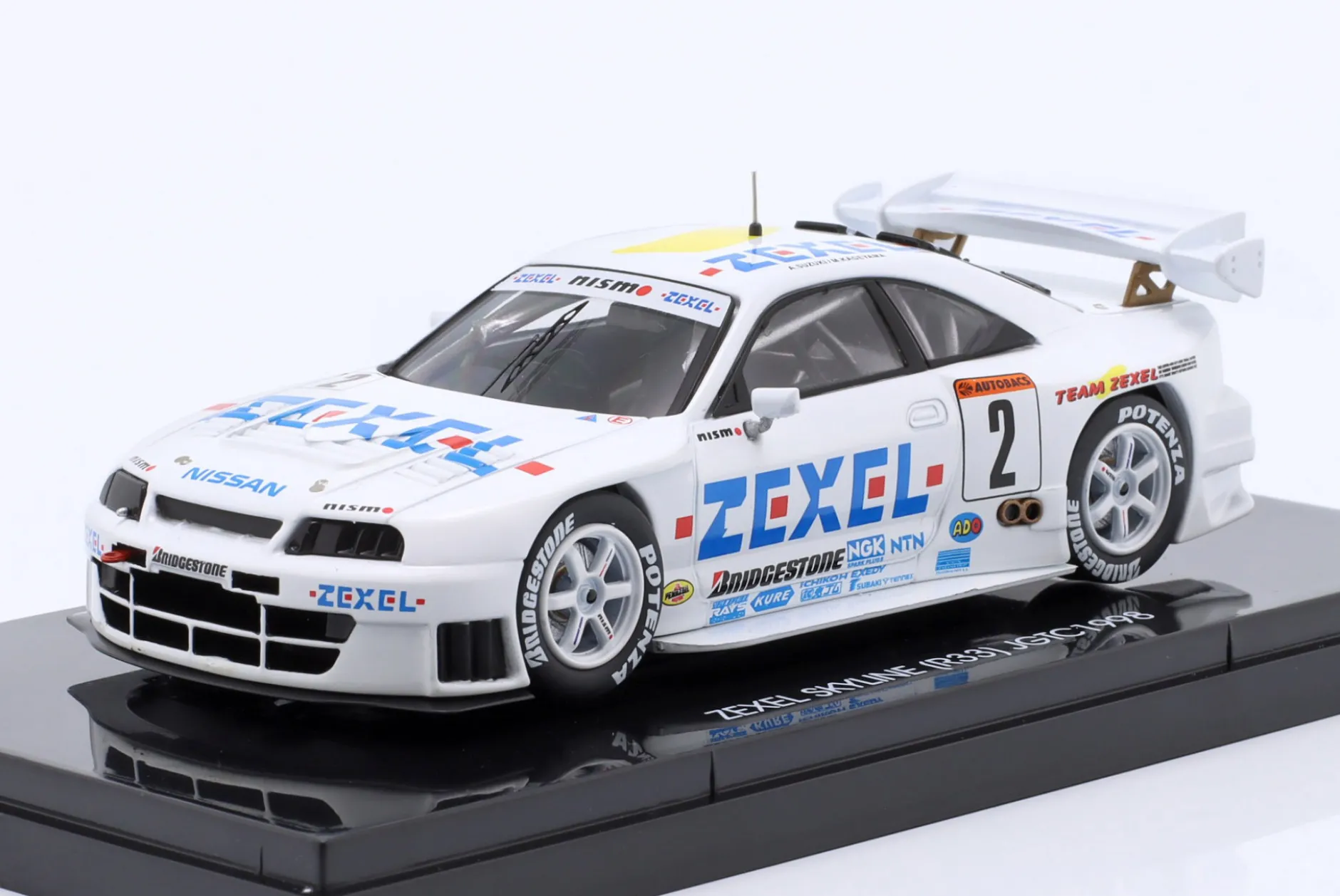 Nissan Skyline GT-R (R33) #2 JGTC 1998 Kageyama, Suzuki, de la Rosa 1:43 Ebbro