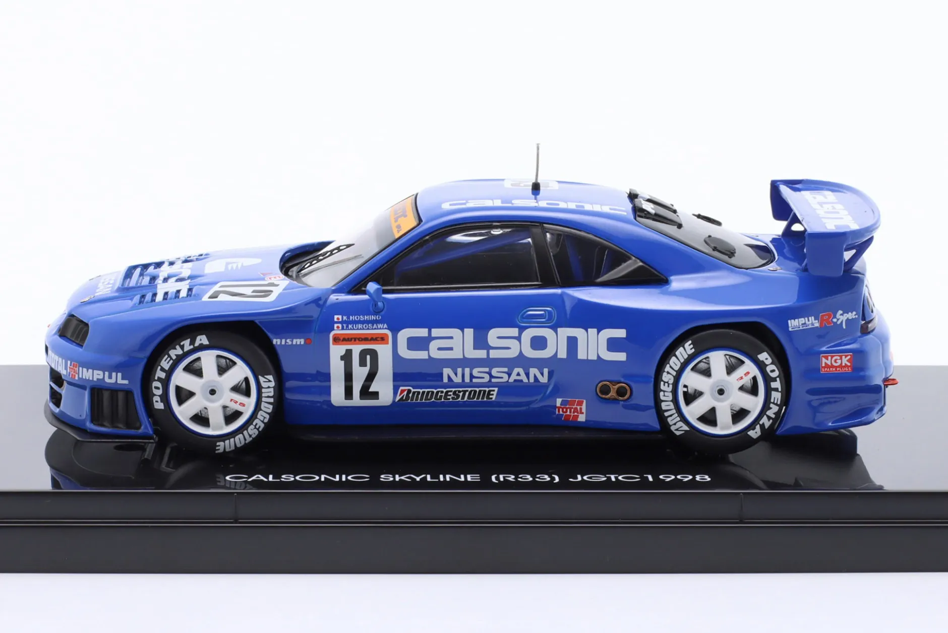 Nissan Skyline GT-R (R33) #12 JGTC 1998 Kurosawa, Hoshino, Krumm 1:43 Ebbro