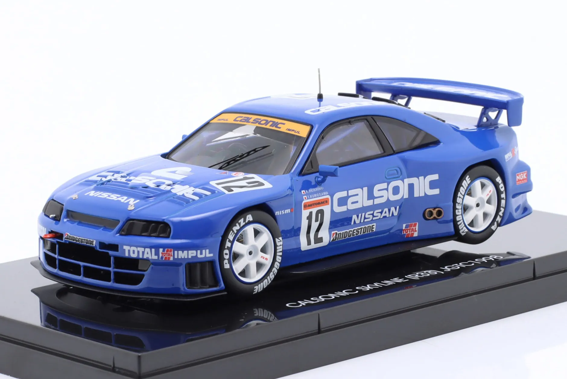 Nissan Skyline GT-R (R33) #12 JGTC 1998 Kurosawa, Hoshino, Krumm 1:43 Ebbro