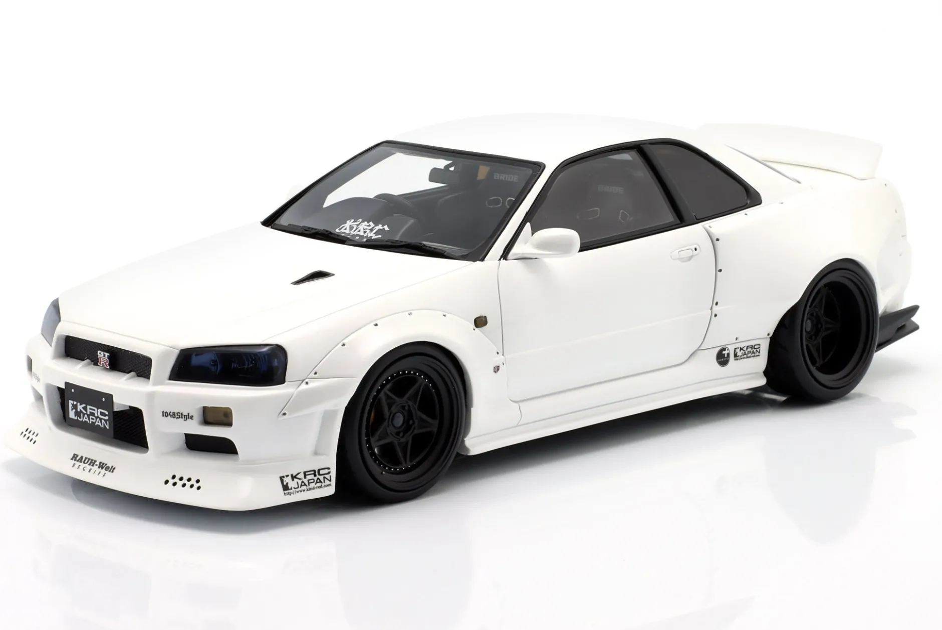 Nissan Skyline GT-R (R34) KRC Body Kit 2019 perlweiß 1:18 OttOmobile