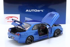 Nissan Skyline GT-R (R34) Nismo Z-Tune 2005 bayside blau 1:18 AUTOart