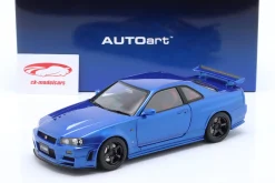 Nissan Skyline GT-R (R34) Nismo Z-Tune 2005 bayside blau 1:18 AUTOart