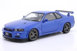 Nissan Skyline GT-R (R34) V-Spec II OEM-Felgen 2001 blau metallic 1:12 KK-Scale