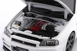 Nissan Skyline GT-R (R34) V-Spec II OEM-Felgen 2001 weiß 1:12 KK-Scale
