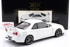 Nissan Skyline GT-R (R34) V-Spec II OEM-Felgen 2001 weiß 1:12 KK-Scale