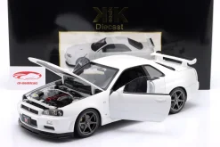 Nissan Skyline GT-R (R34) V-Spec II OEM-Felgen 2001 weiß 1:12 KK-Scale