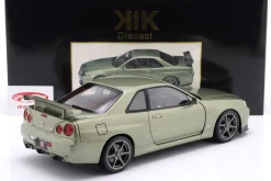 Nissan Skyline GT-R (R34) V-Spec Nür OEM-Felgen 2001 hellgrün metallic 1:12 KK-Scale