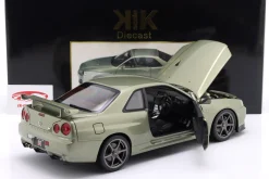 Nissan Skyline GT-R (R34) V-Spec Nür OEM-Felgen 2001 hellgrün metallic 1:12 KK-Scale