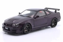 Nissan Skyline (R34) GT-R Z Tune Baujahr 1999 lila 1:18 Solido