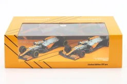 Norris #4 & Ricciardo #3 2-Car Set McLaren Monaco GP Formel 1 2021 1:43 Minichamps