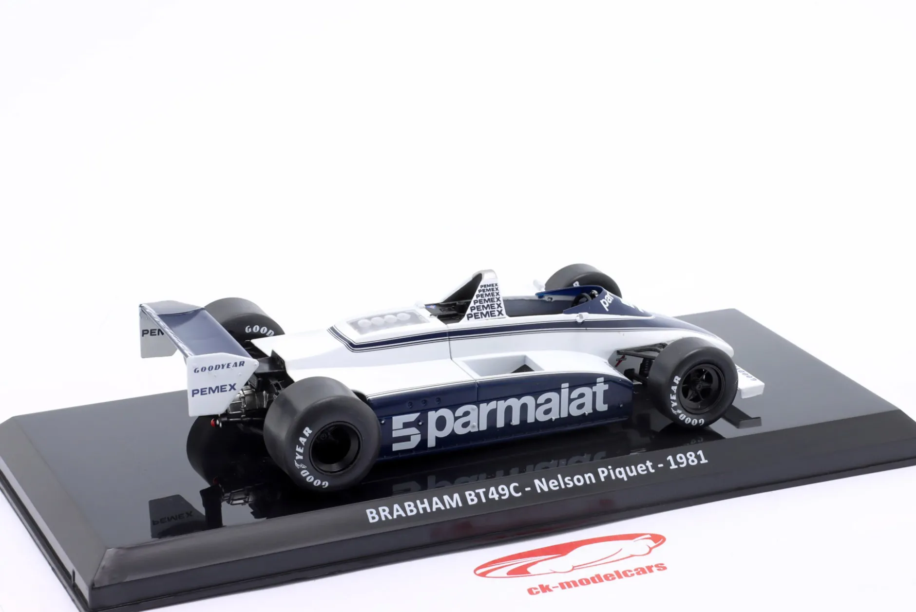 N. Piquet Brabham BT49C #5 Formel 1 Weltmeister 1981 1:24 Premium Collectibles