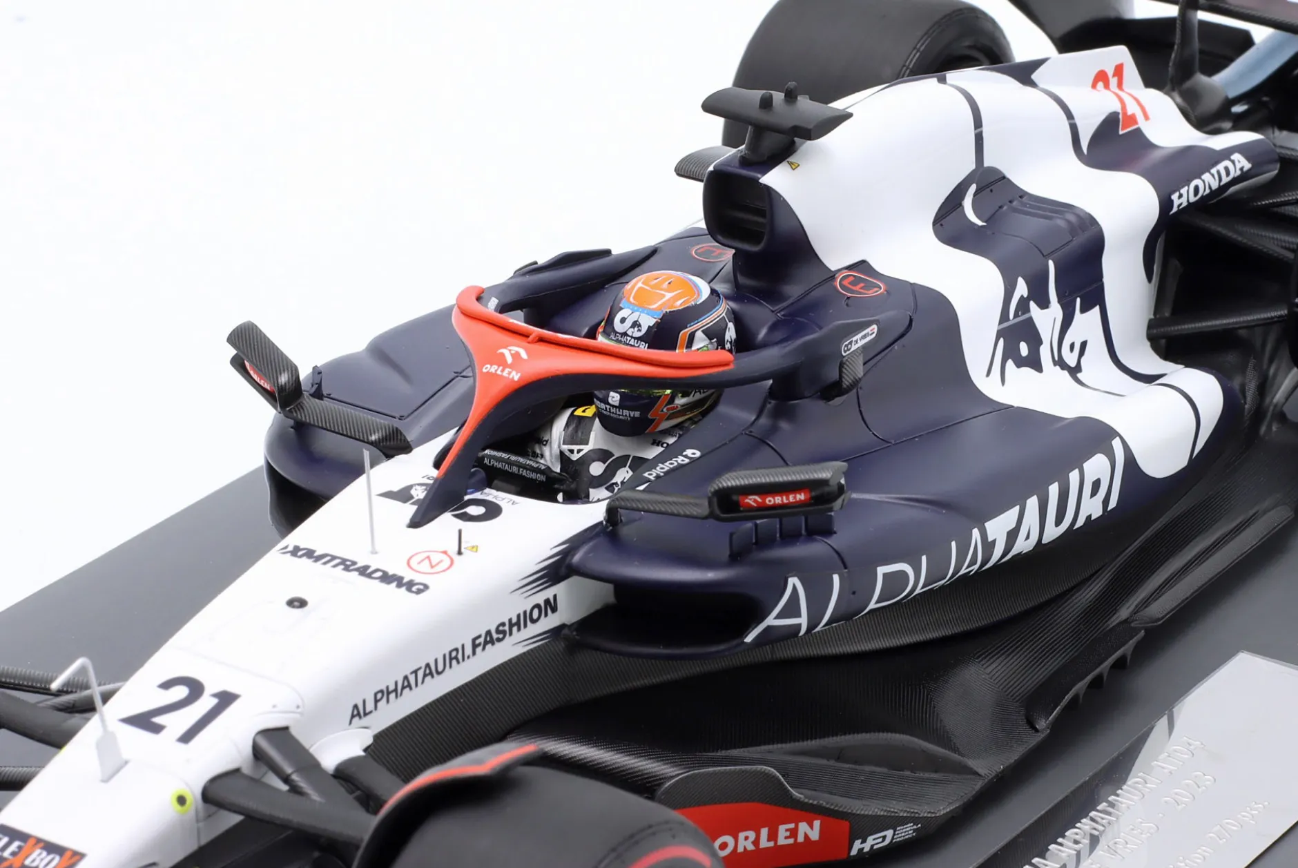 Nyck de Vries Alpha Tauri AT04 #21 British GP Formel 1 2023 1:18 Minichamps
