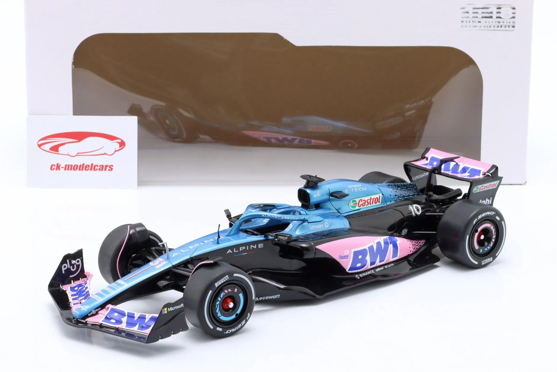 Ocon, Gasly Alpine A523 Launch Livery #31 #10 Formel 1 2023 blau 1:18 Solido