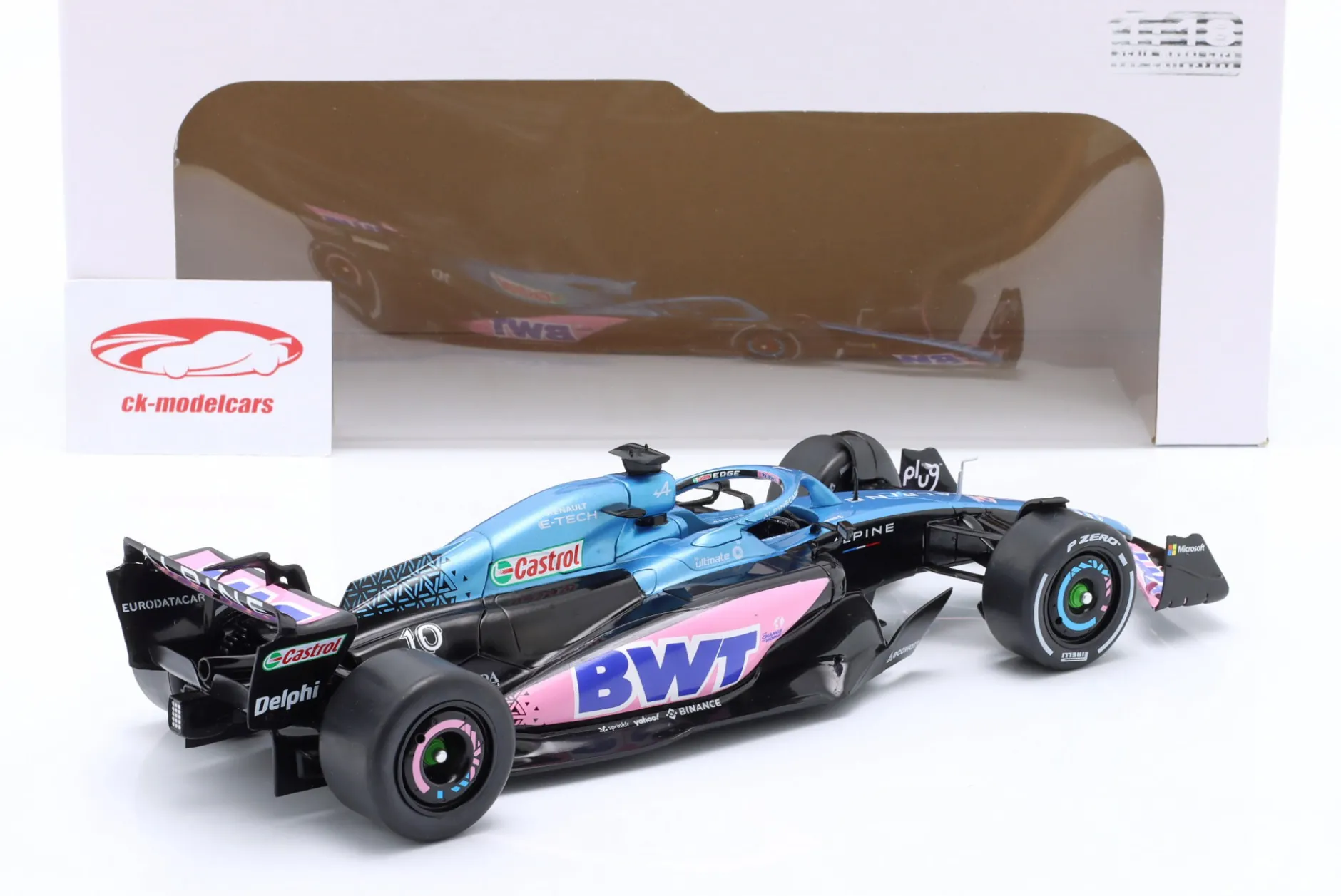 Ocon, Gasly Alpine A523 Launch Livery #31 #10 Formel 1 2023 blau 1:18 Solido