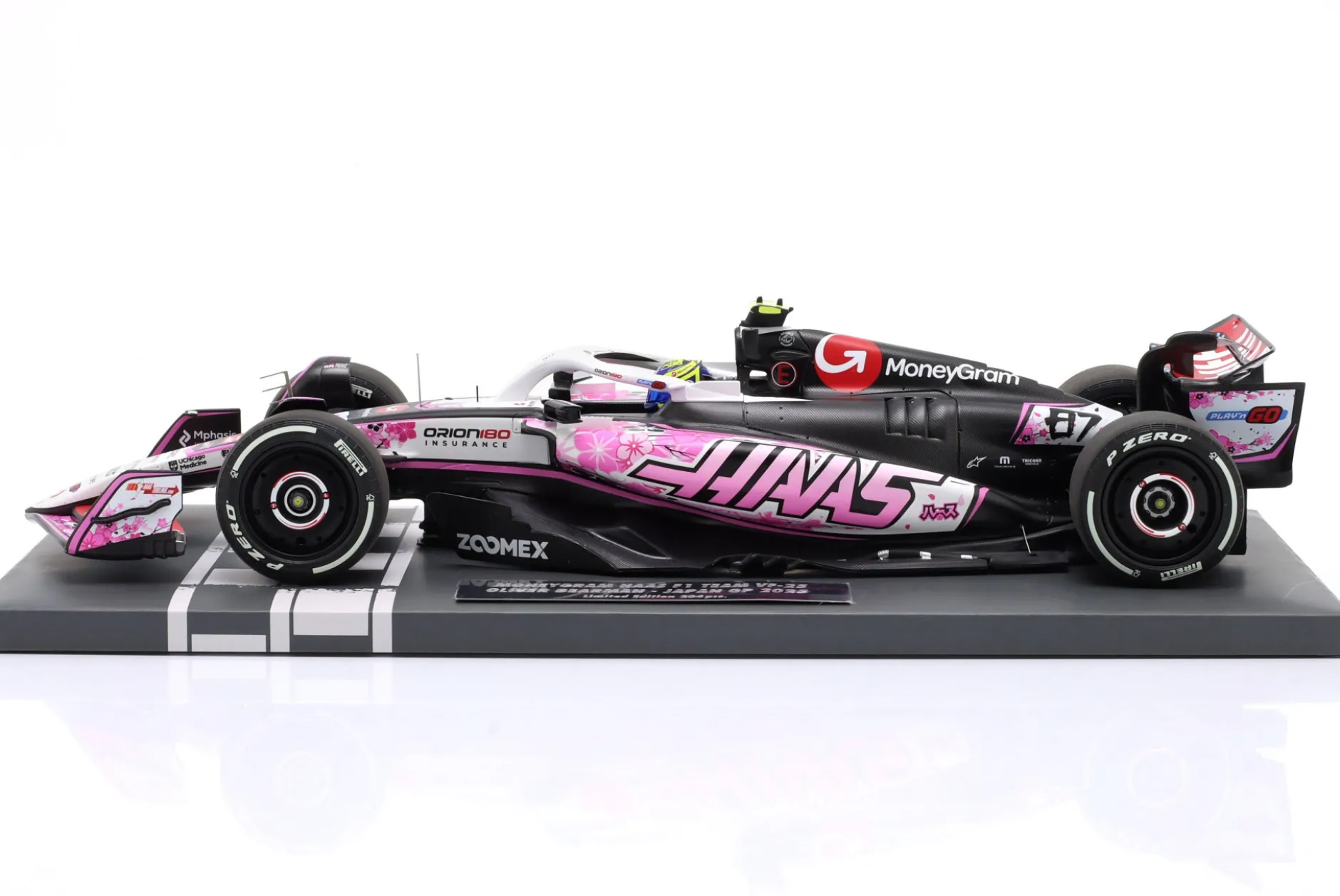 Oliver Bearman Haas VF-25 #87 10th Japan GP Formel 1 2025 1:18 Minichamps