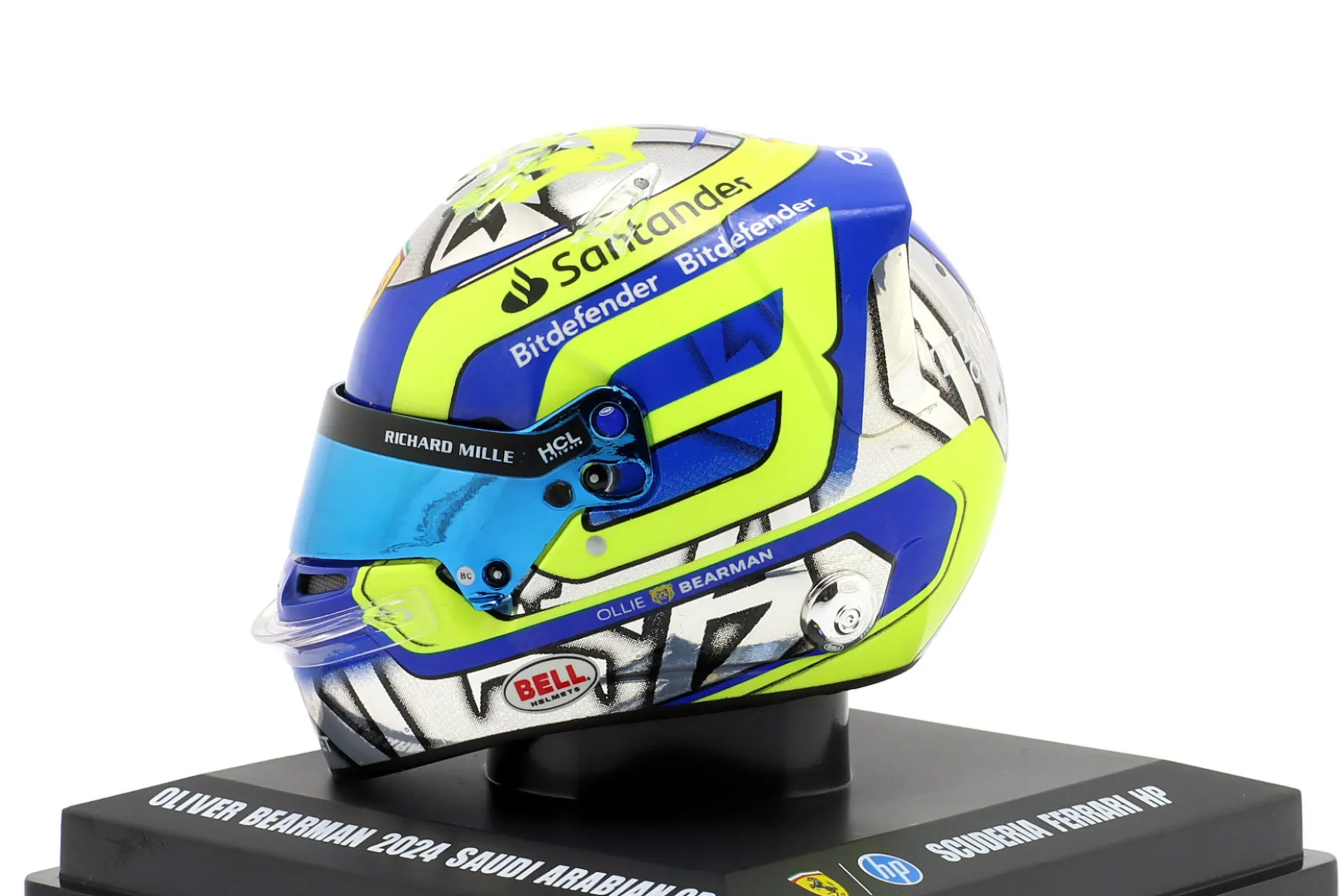 Oliver Bearman Scuderia Ferrari #38 Saudi-Arabien GP Formel 1 2024 Helm 1:5 LookSmart