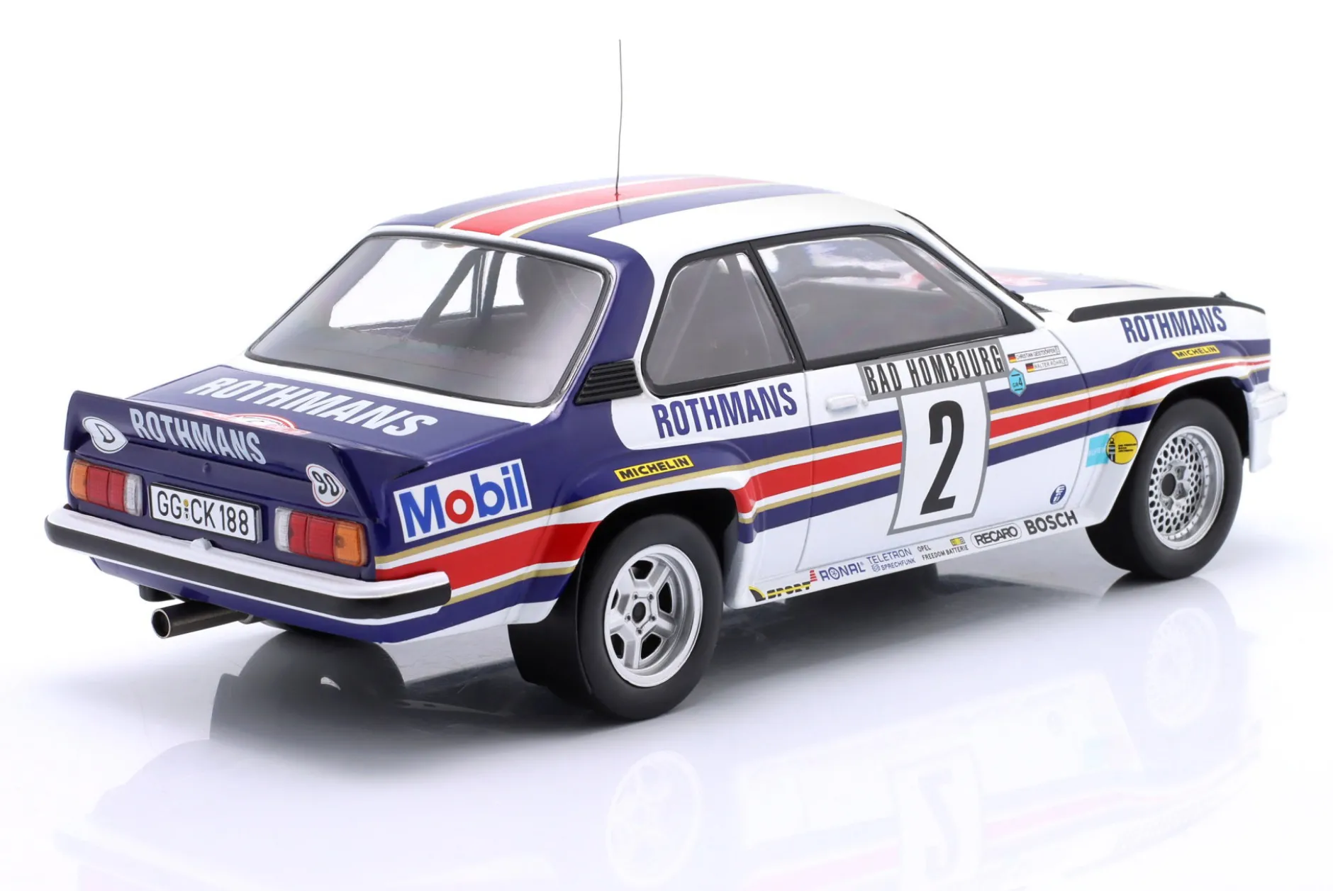 Opel Ascona 400 Night Version #2 Winner Rallye Monte Carlo 1982 Röhrl, Geistdörfer 1:18 WERK83