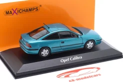 Opel Calibra Baujahr 1989 türkis metallic 1:43 Minichamps
