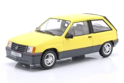 Opel Corsa A SR Baujahr 1985 gelb 1:18 ModelCar Group