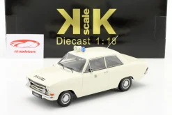 Opel Kadett B Polizei Deutschland Baujahr 1972 weiß 1:18 KK-Scale