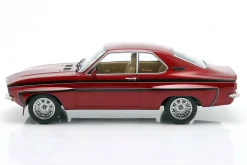 Opel Manta A Irmscher Baujahr 1974 dunkelrot metallic / schwarz 1:18 ModelCarGroup