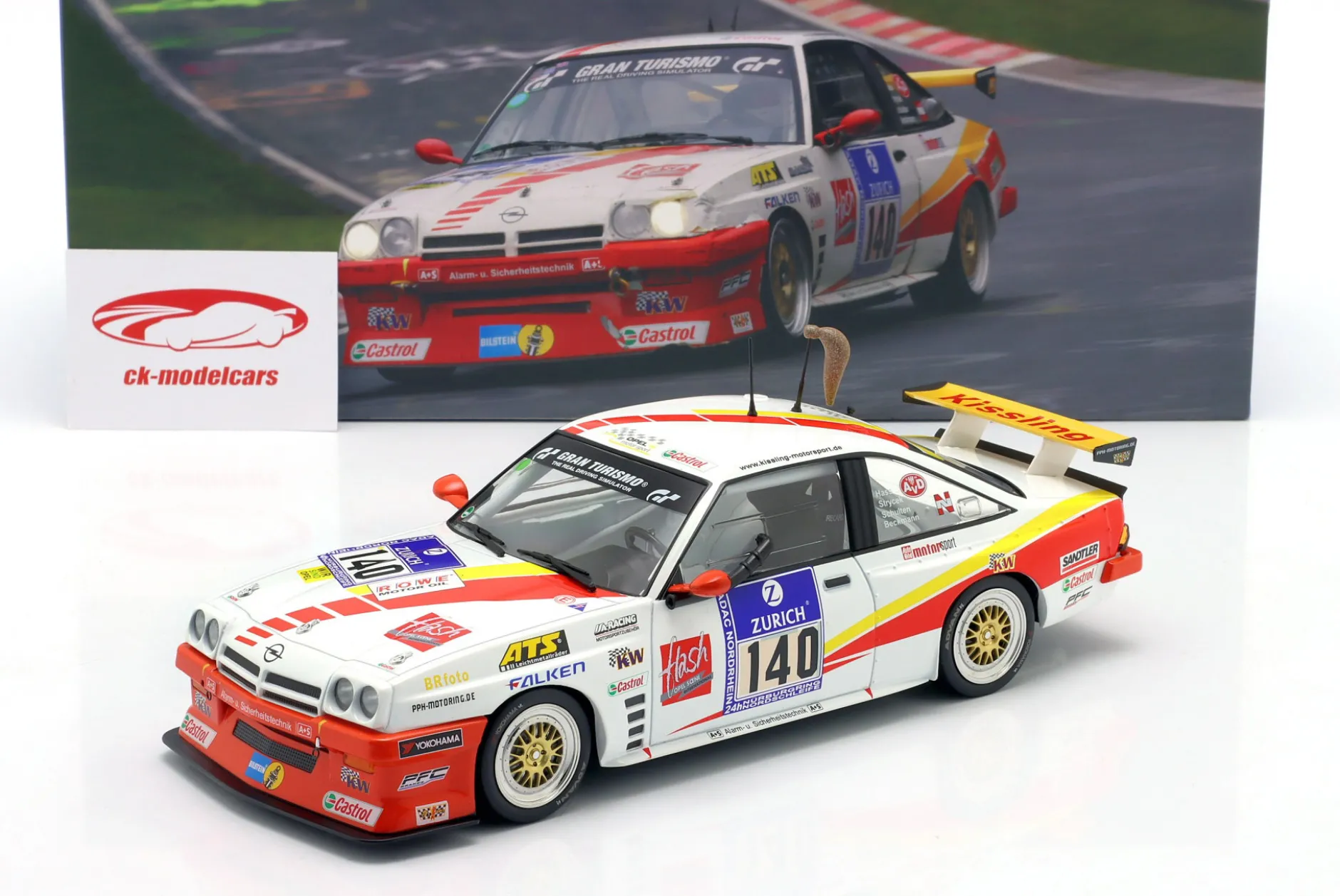 Opel Manta B #140 24h Nürburgring 2013 Kissling Motorsport 1:18 WERK83