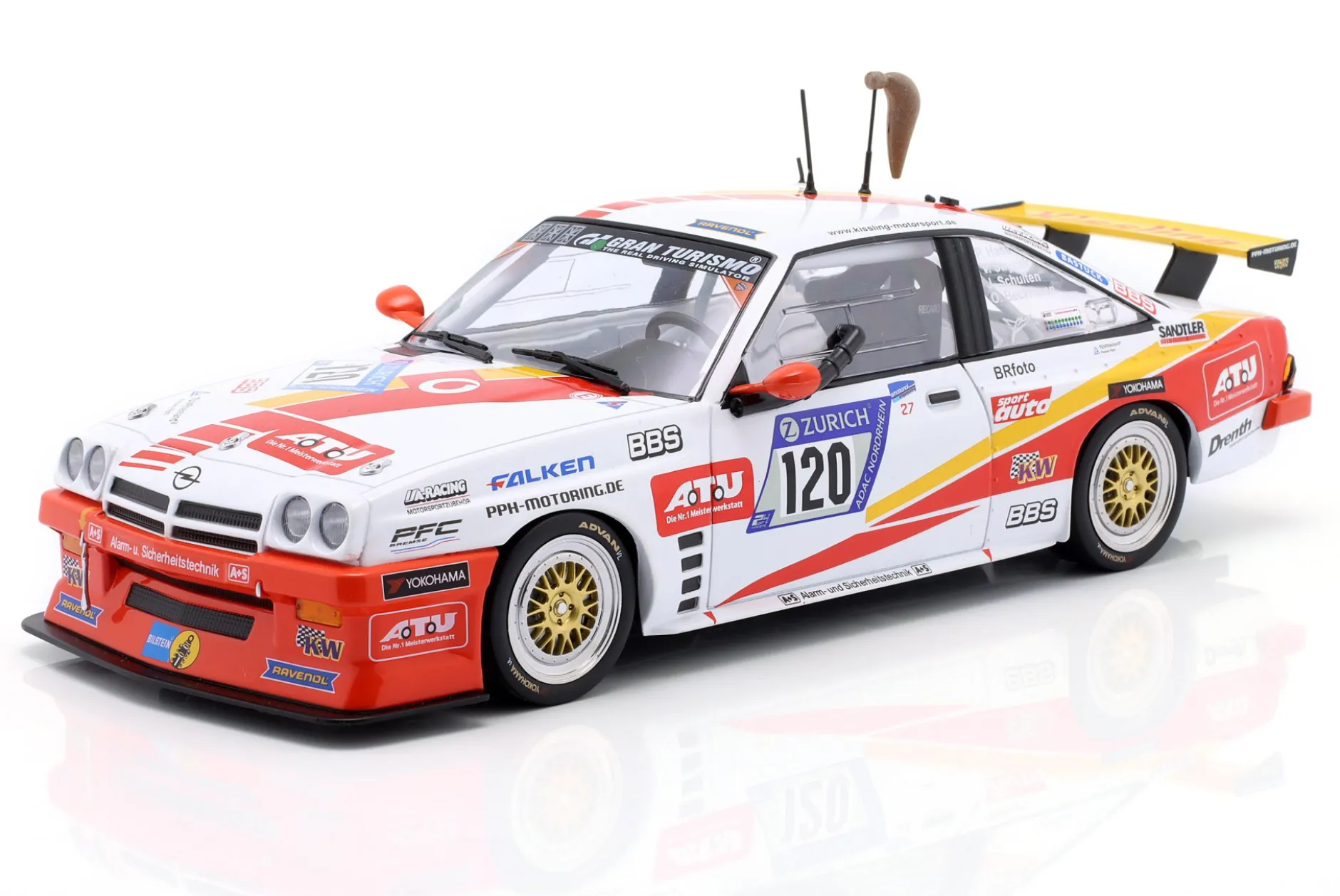 Opel Manta #120 24h Nürburgring 2018 Beckmann, Hass, Strycek, Schulten 1:18 WERK83