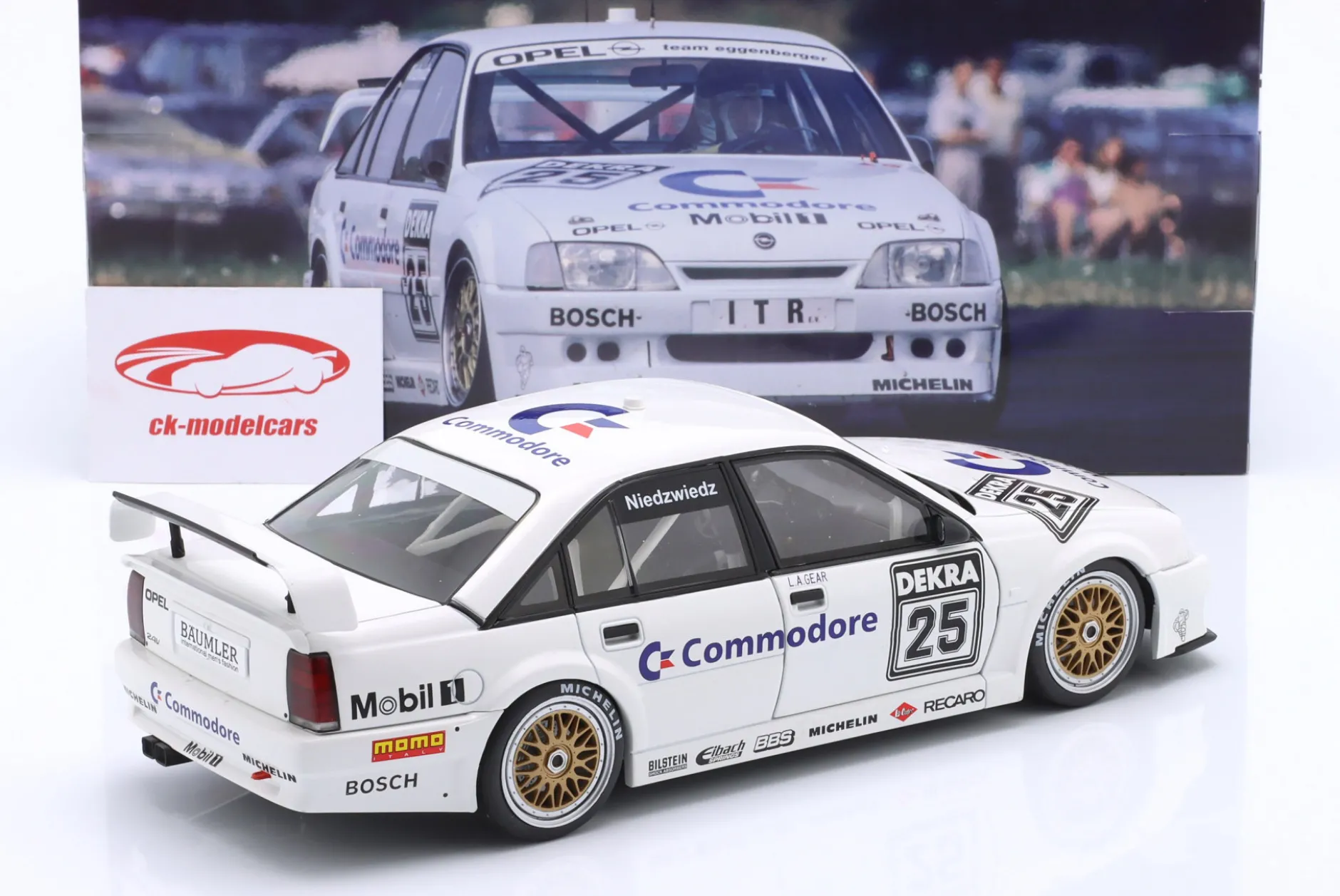 Opel Omega Evo 500 Commodore #25 DTM 1991 Klaus Niedzwiedz 1:18 WERK83