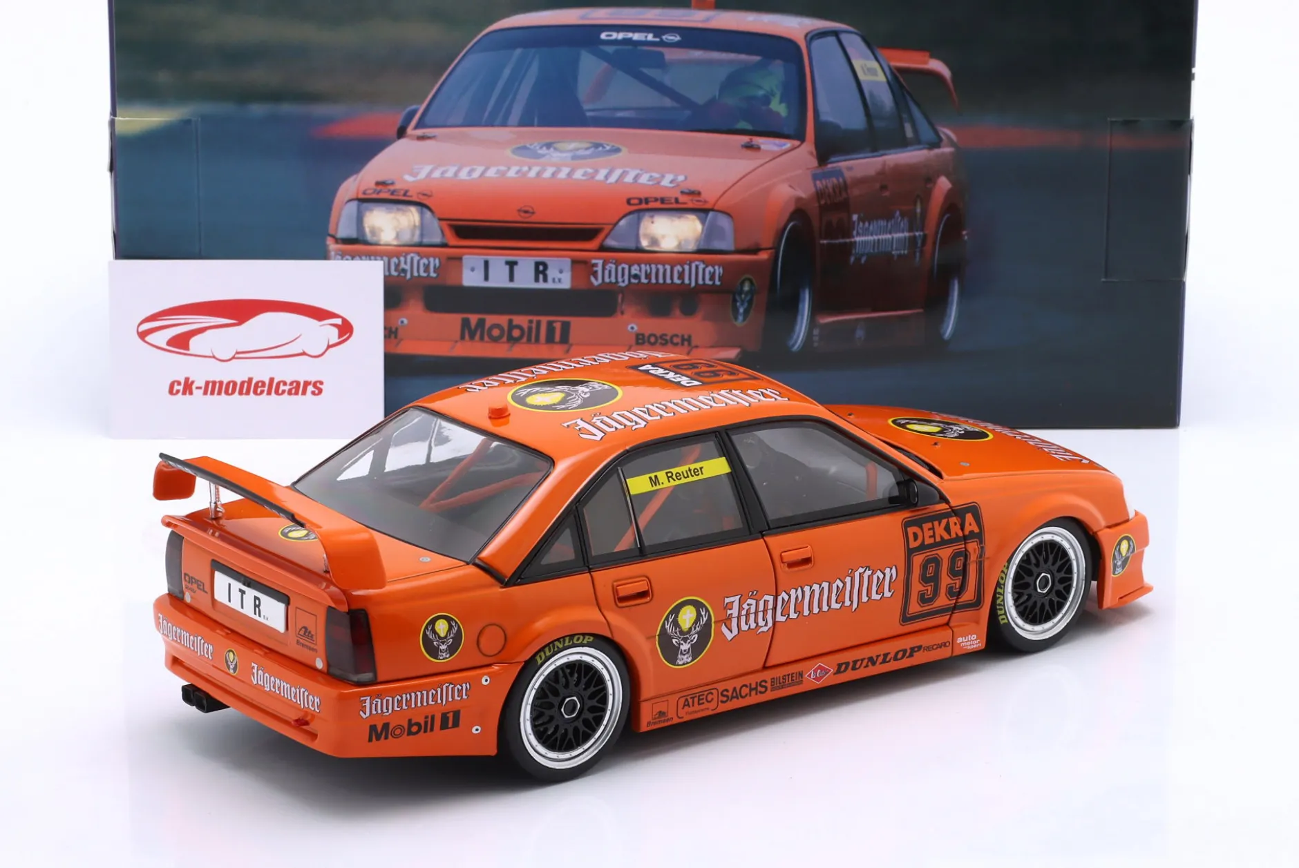 Opel Omega Evo 500 Jägermeister #99 DTM 1991 Manuel Reuter 1:18 WERK83