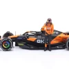 O. Piastri McLaren MCL38 #81 Miami GP Formel 1 2024 mit Figur 1:24 Bburago