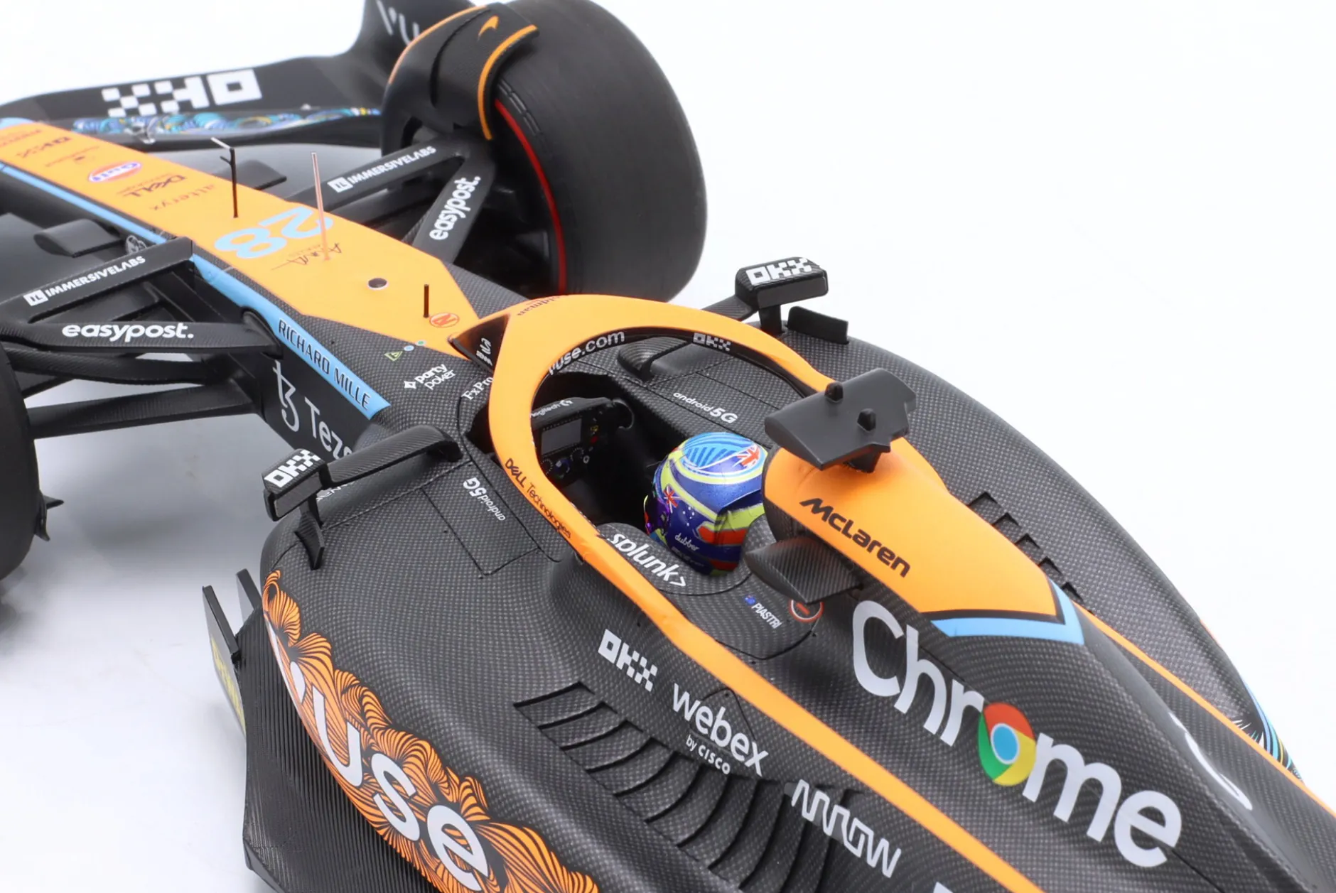 Oscar Piastri McLaren MCL36 #28 Abu Dhabi Test Formel 1 2022 1:18 Minichamps
