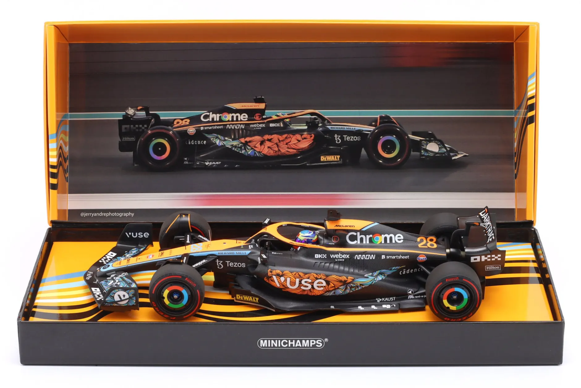 Oscar Piastri McLaren MCL36 #28 Abu Dhabi Test Formel 1 2022 1:18 Minichamps