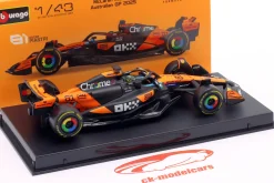 Oscar Piastri McLaren MCL39 #81 Australien GP Formel 1 2025 1:43 Bburago