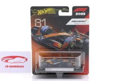 Oscar Piastri McLaren MCL39 #81 Formel 1 2025 1:64 HotWheels