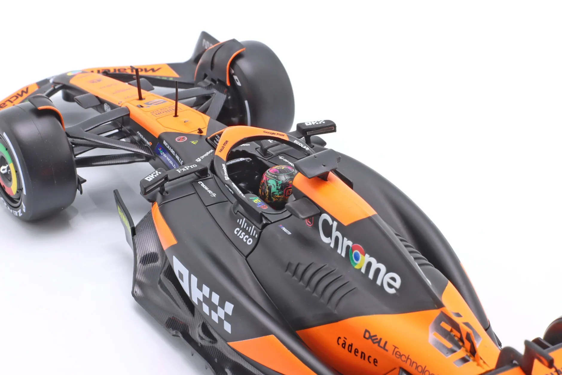 Oscar Piastri McLaren MCL38 #81 Miami GP Formel 1 2024 1:24 Bburago