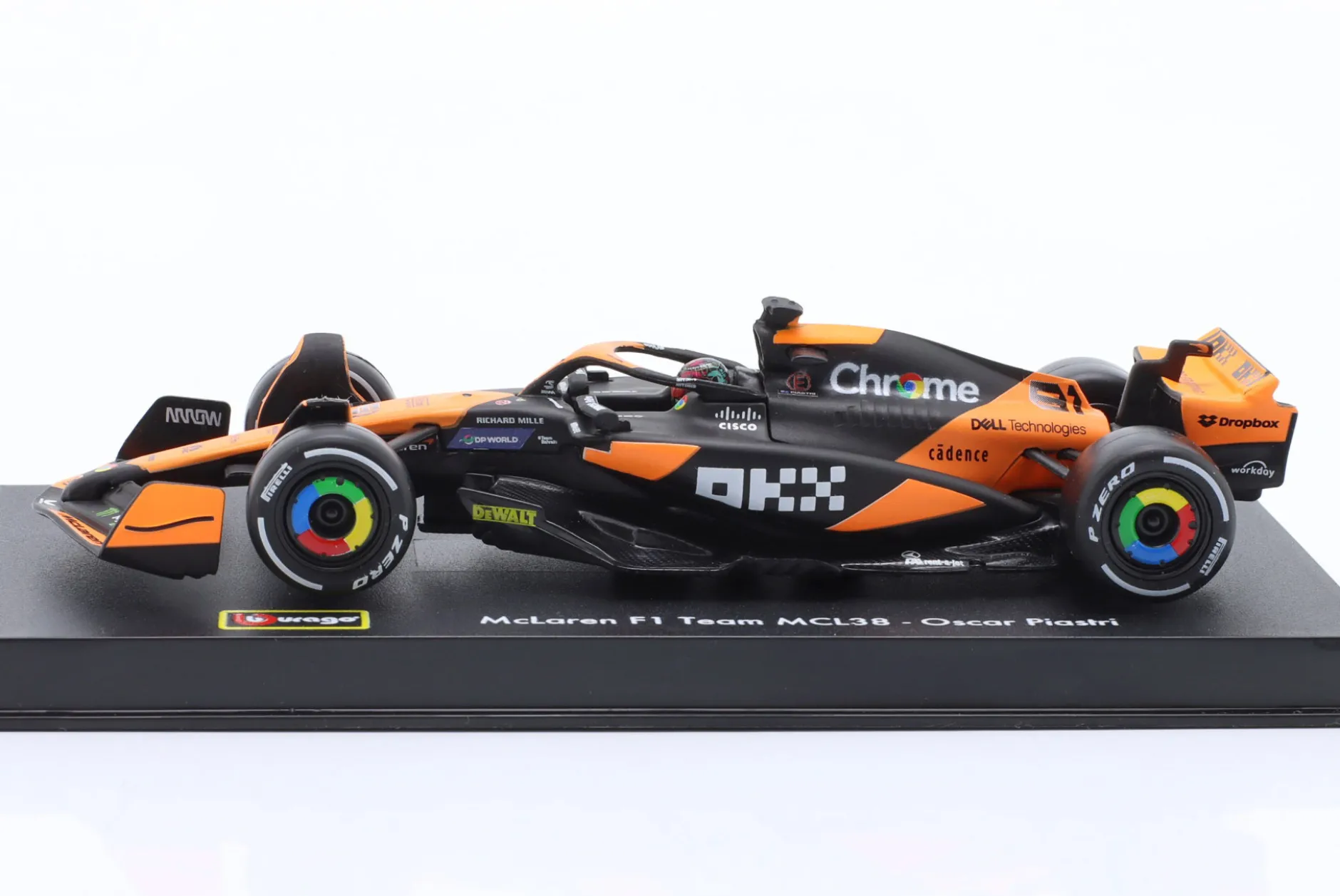 Oscar Piastri McLaren MCL38 #81 Miami GP Formel 1 2024 1:43 Bburago