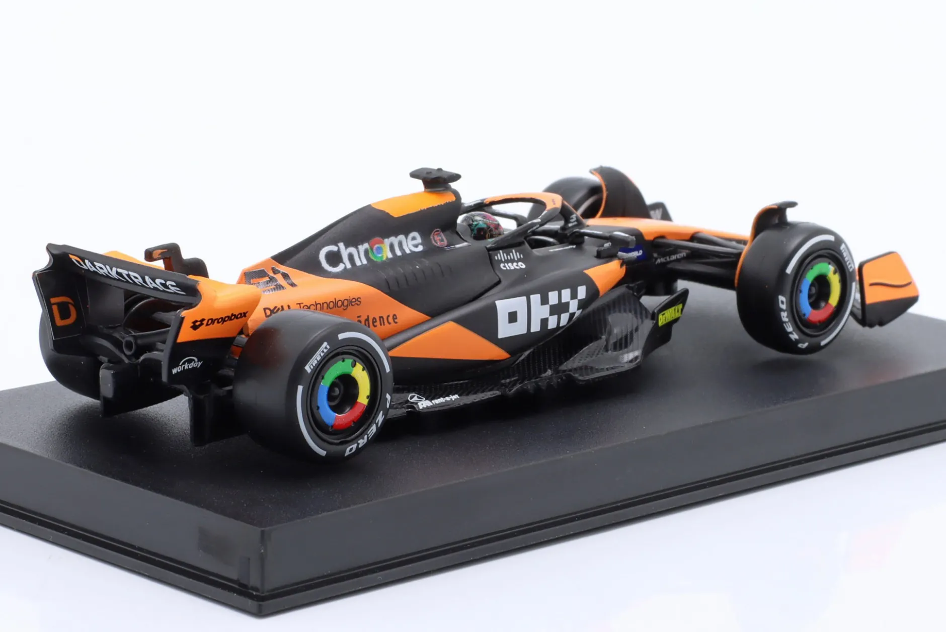 Oscar Piastri McLaren MCL38 #81 Miami GP Formel 1 2024 1:43 Bburago
