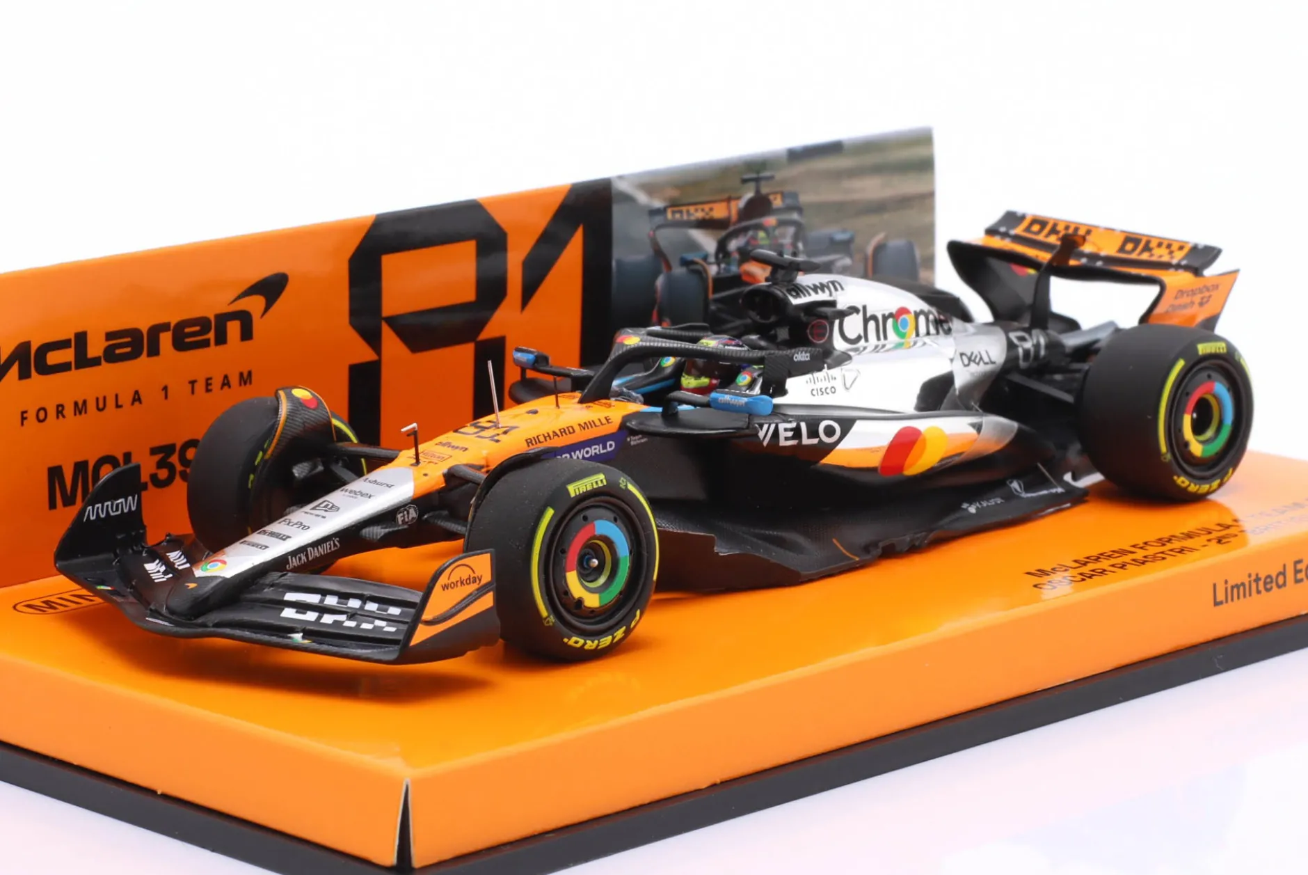 Oscar Piastri McLaren MCL39 #81 2nd British GP Formel 1 2025 1:43 Minichamps