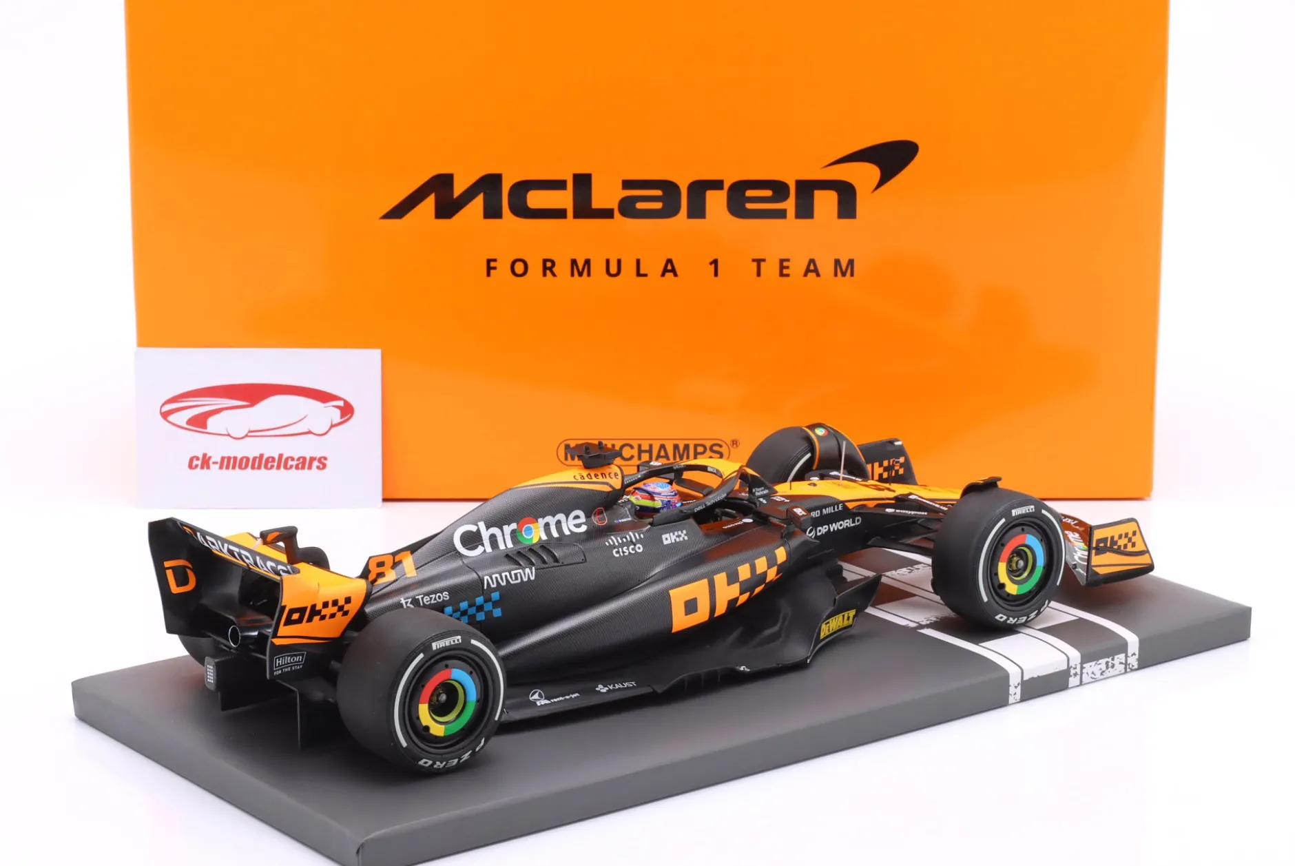 Oscar Piastri McLaren MCL60 #81 3rd Japan GP Formel 1 2023 1:18 Minichamps