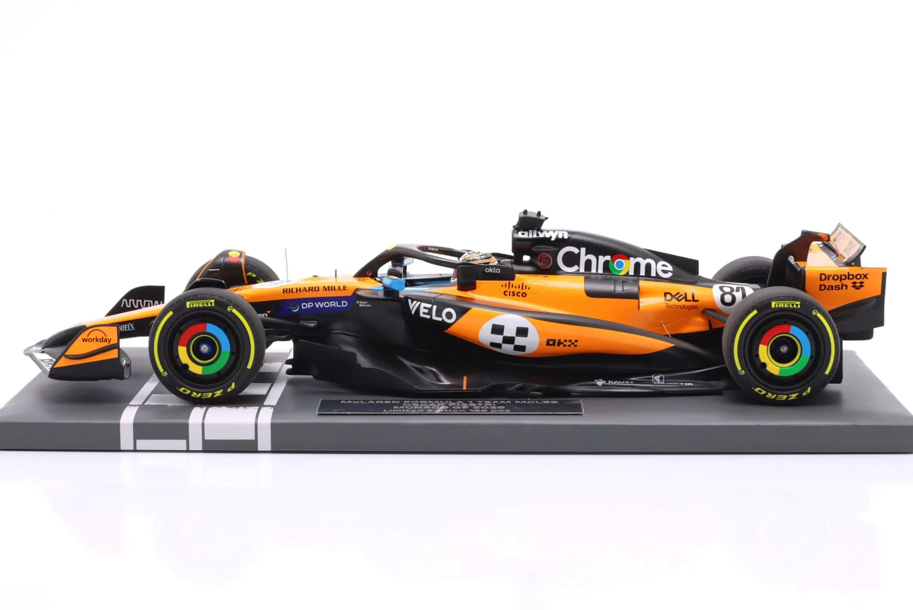 Oscar Piastri McLaren MCL39 #81 3rd Monaco GP Formel 1 2025 1:18 Minichamps
