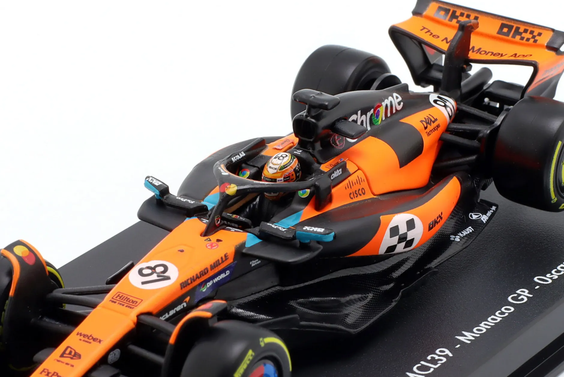 Oscar Piastri McLaren MCL39 #81 3rd Monaco GP Formel 1 2025 1:43 BBurago