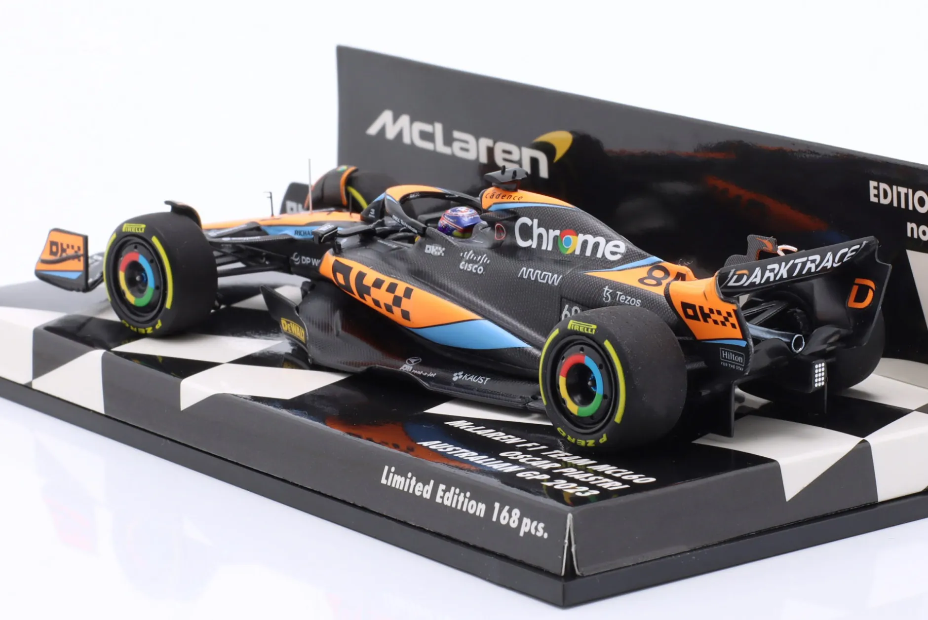 Oscar Piastri McLaren MCL60 #81 8th Australien GP Formel 1 2023 1:43 Minichamps