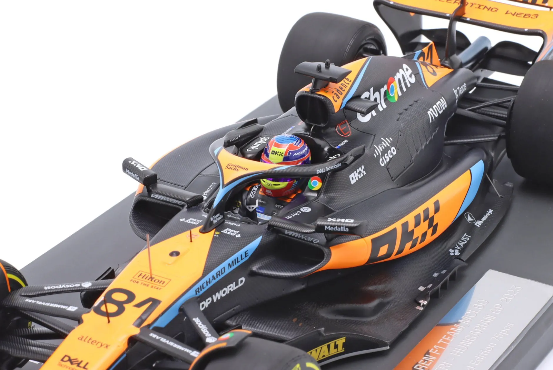 Oscar Piastri McLaren MCL60 #81 5th Ungarn GP Formel 1 2023 1:18 Minichamps