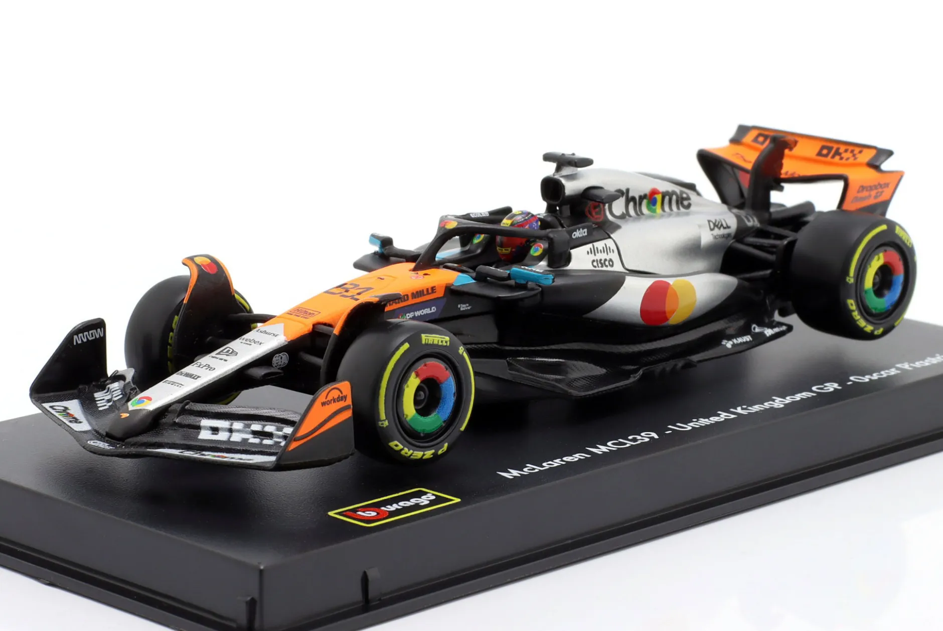 Oscar Piastri MCL 39 #81 2nd British GP Formel 1 2025 1:43 BBurago
