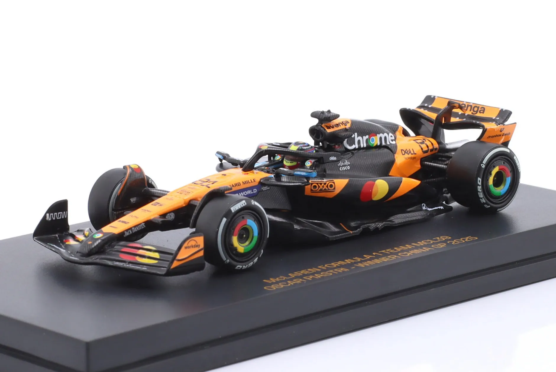 Oscar Piastri MCL39 #81 Sieger China GP Formel 1 2025 1:64 Minchamps