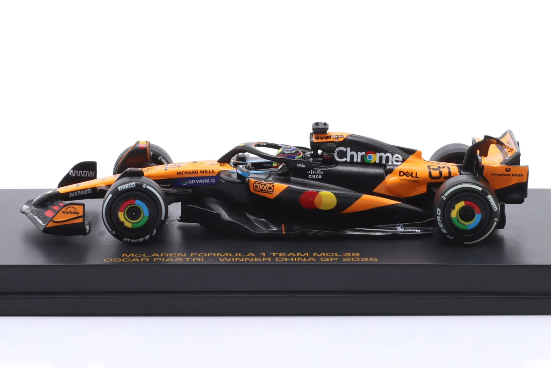 Oscar Piastri MCL39 #81 Sieger China GP Formel 1 2025 1:64 Minchamps