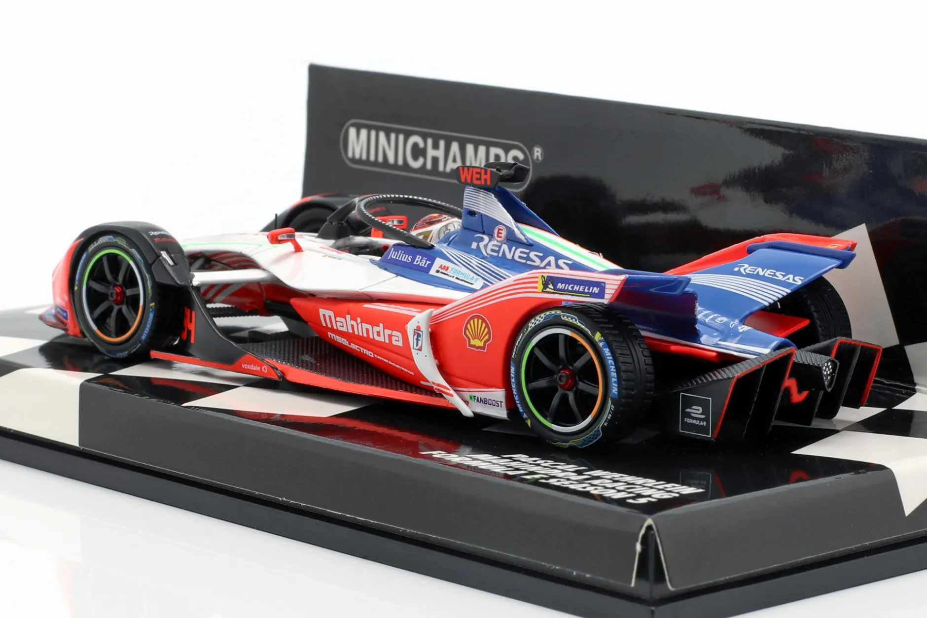 Pascal Wehrlein Mahindra M5Electro #94 Formel E Saison 2018/19 1:43 Minichamps