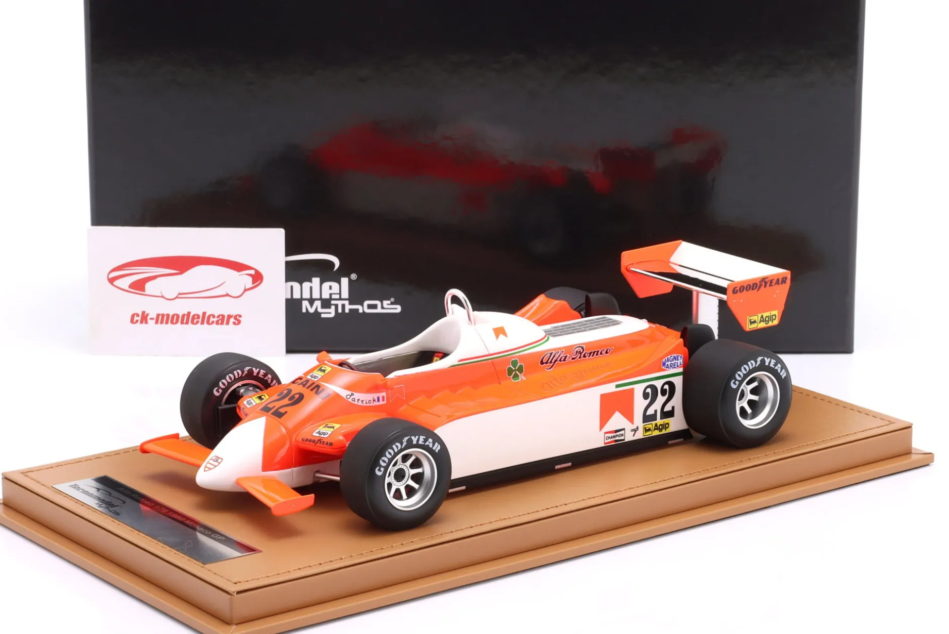 Patrick Depailler Alfa Romeo 179 #22 Monaco GP Formel 1 1980 1:18 Tecnomodel