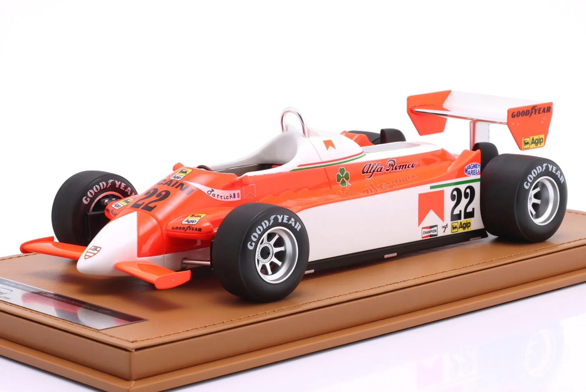 Patrick Depailler Alfa Romeo 179 #22 Monaco GP Formel 1 1980 1:18 Tecnomodel